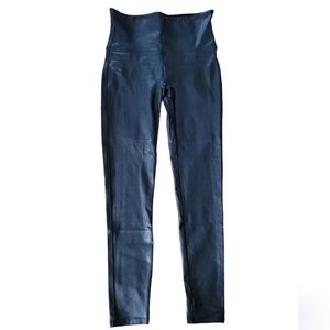 Spanx Black Leggings | Leather Look